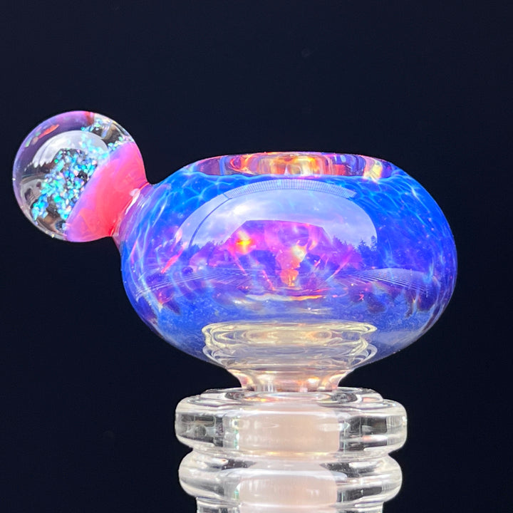 14mm Purple Nebula Pull Slide Accessory Tako Glass   