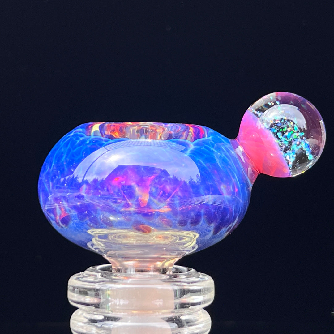 14mm Purple Nebula Pull Slide Accessory Tako Glass   