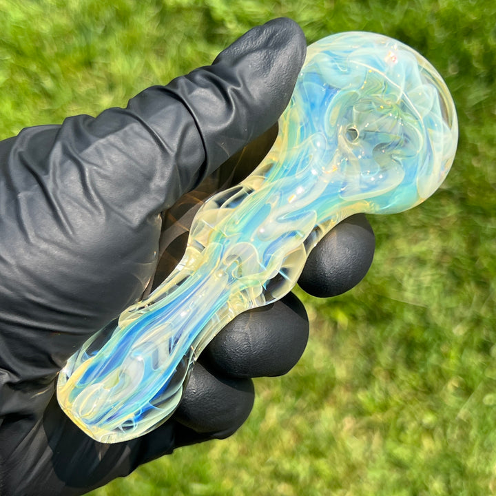 Large Ghost Flame Glass Pipe 10 Glass Pipe Tiny Mike   