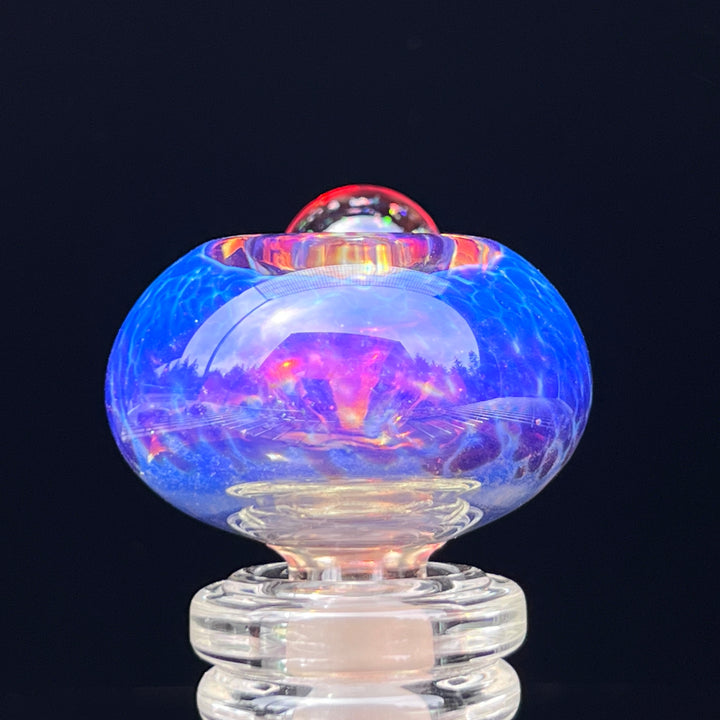 14mm Purple Nebula Pull Slide Accessory Tako Glass   