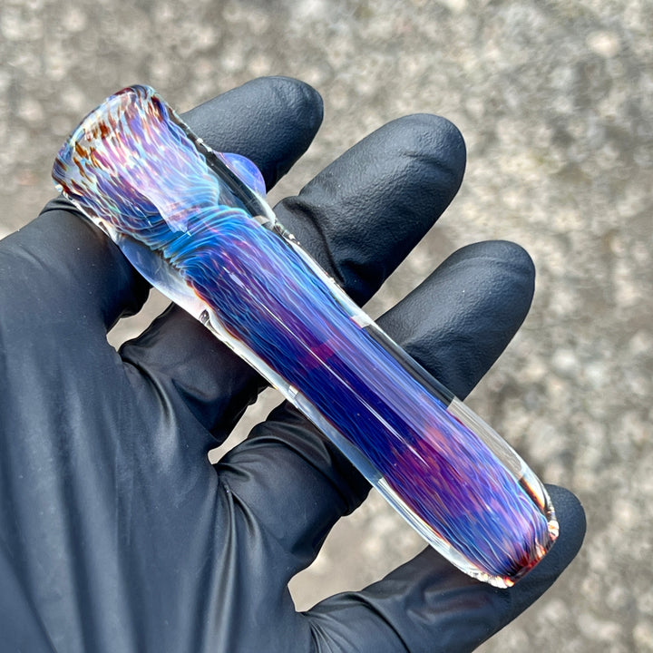 Thick Purple Chillum & Case Combo Glass Pipe Chuck Glass