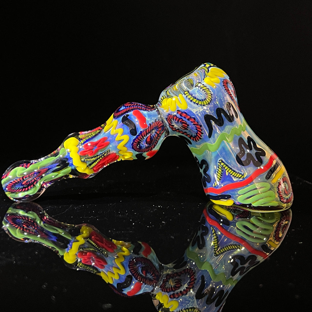 Inside Out Hammer Bubbler Glass Pipe Tiny Mike   