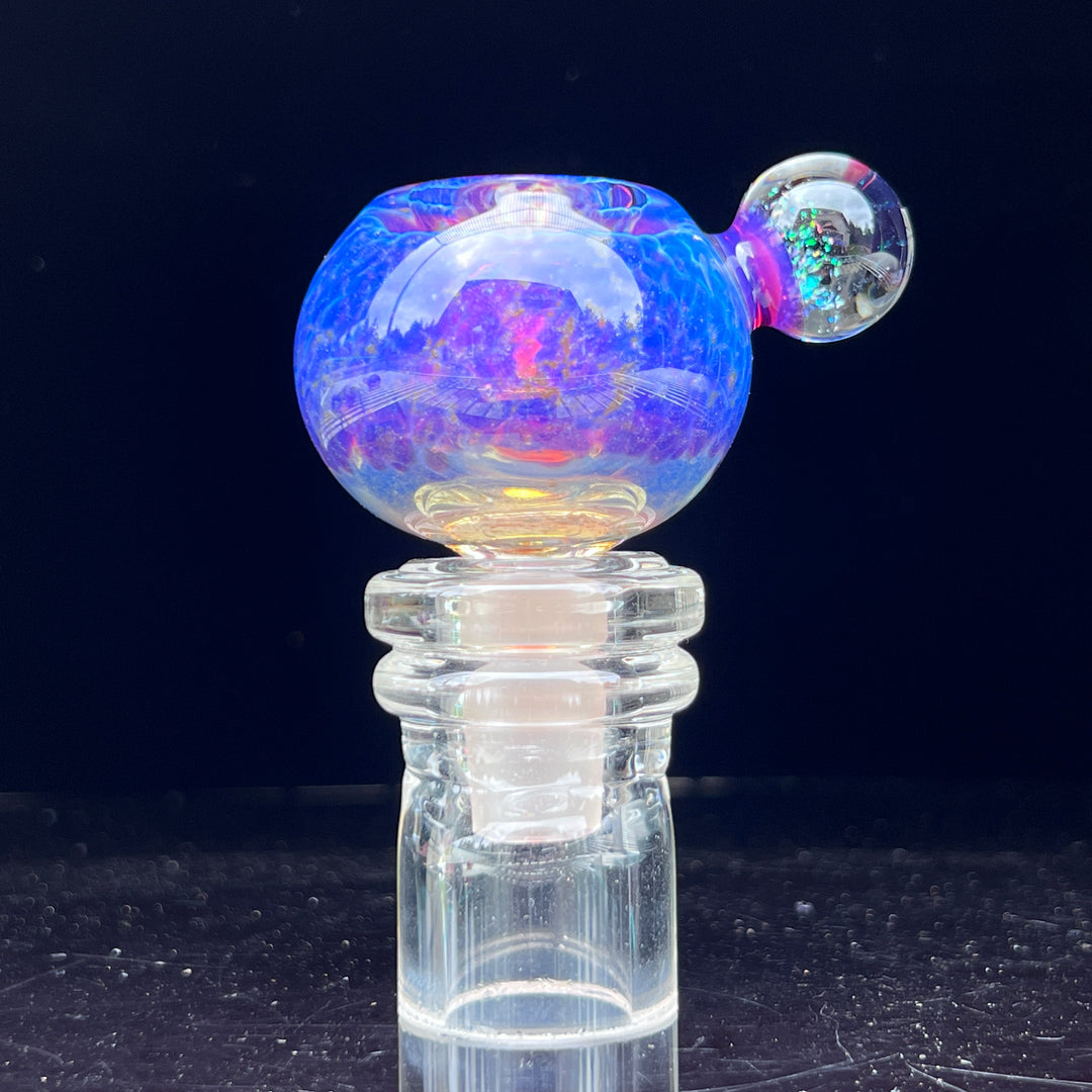 14mm Purple Nebula Pull Slide Accessory Tako Glass   