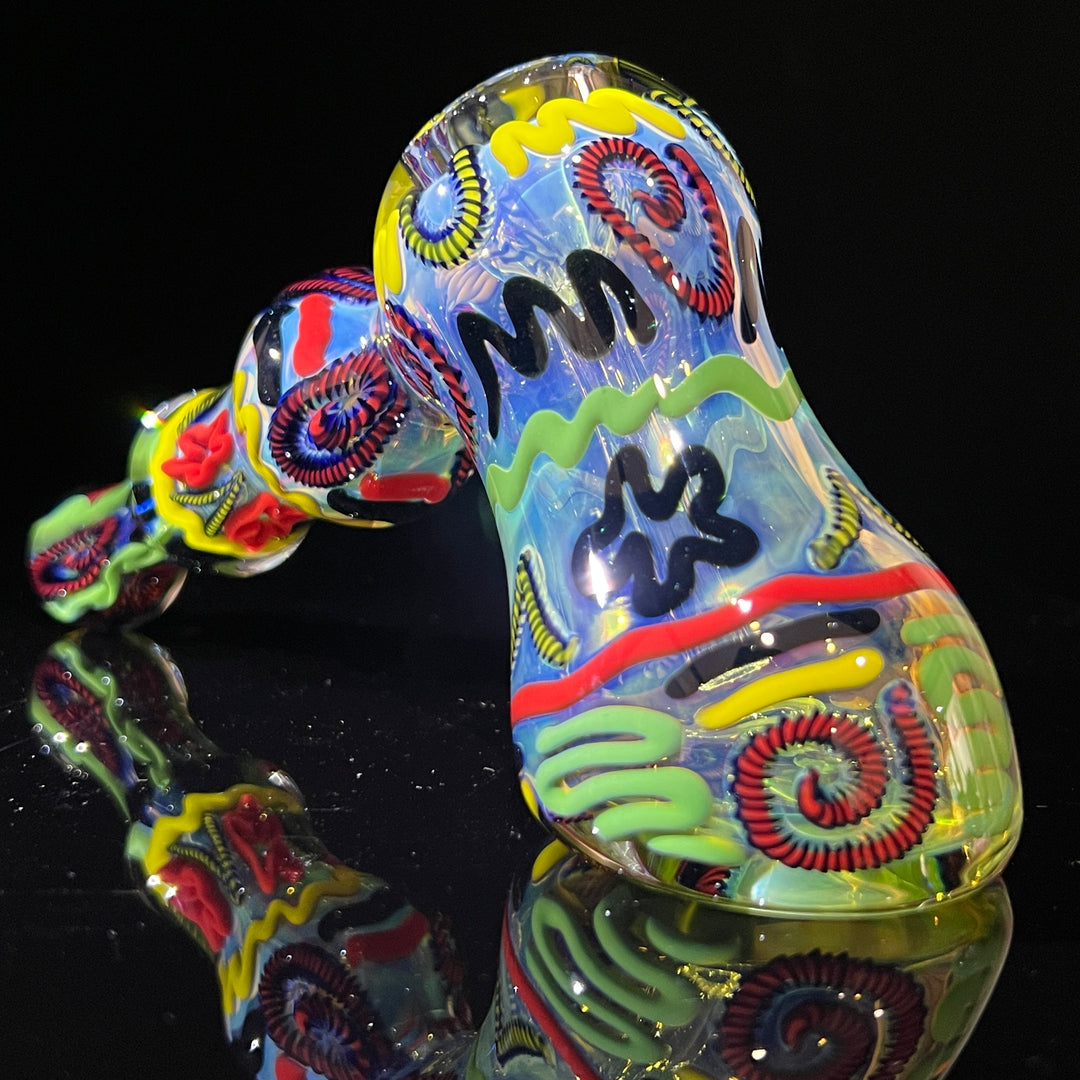 Inside Out Hammer Bubbler Glass Pipe Tiny Mike   