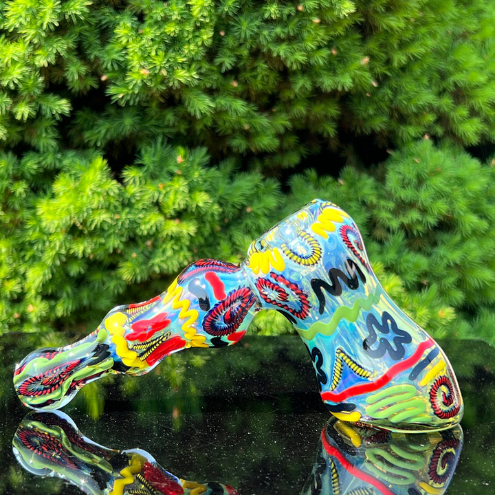 Inside Out Hammer Bubbler Glass Pipe Tiny Mike   