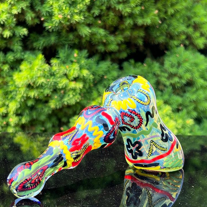 Inside Out Hammer Bubbler Glass Pipe Tiny Mike   