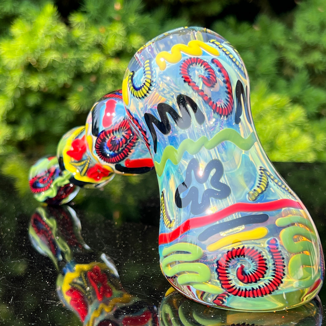 Inside Out Hammer Bubbler Glass Pipe Tiny Mike   