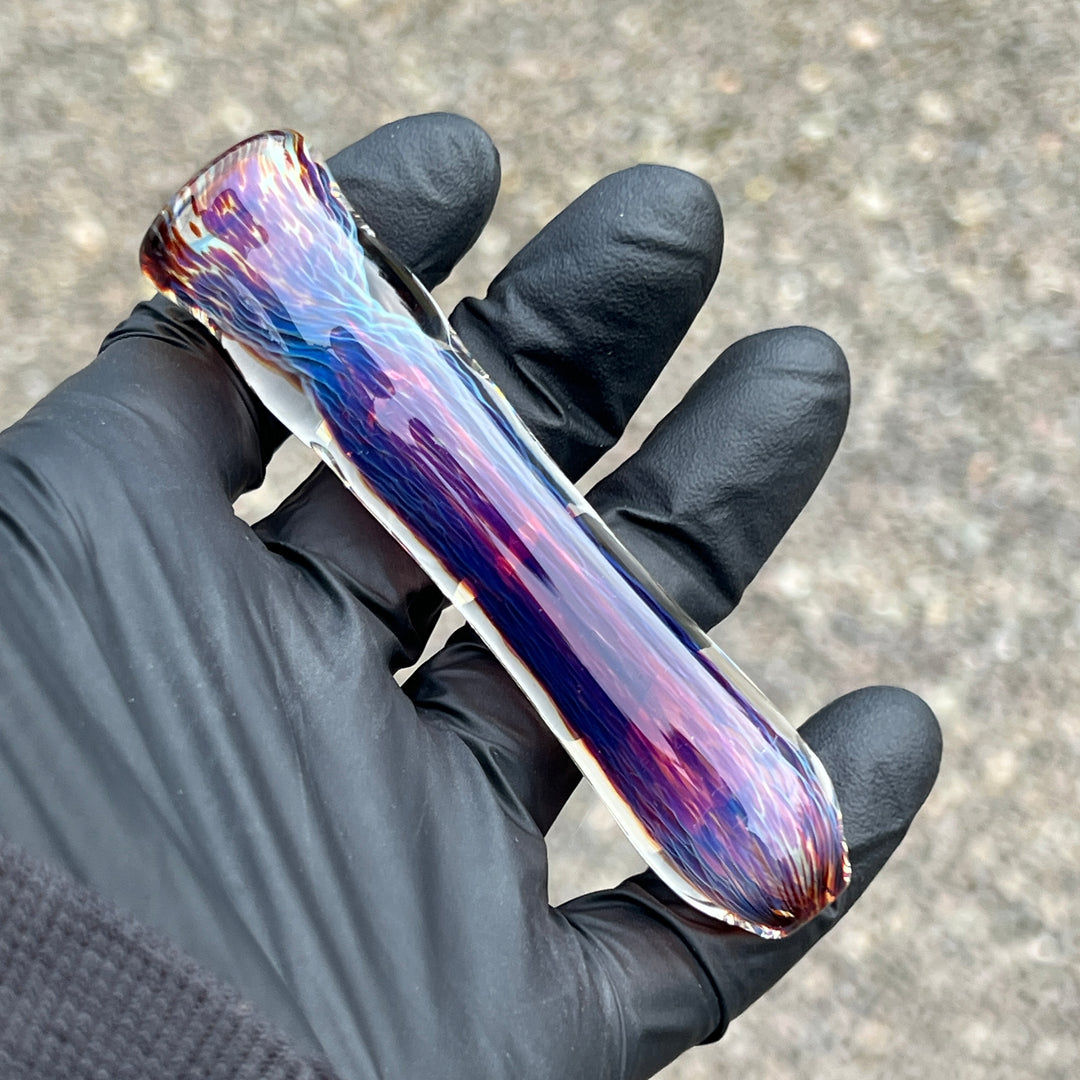 Thick Purple Chillum & Case Combo Glass Pipe Chuck Glass