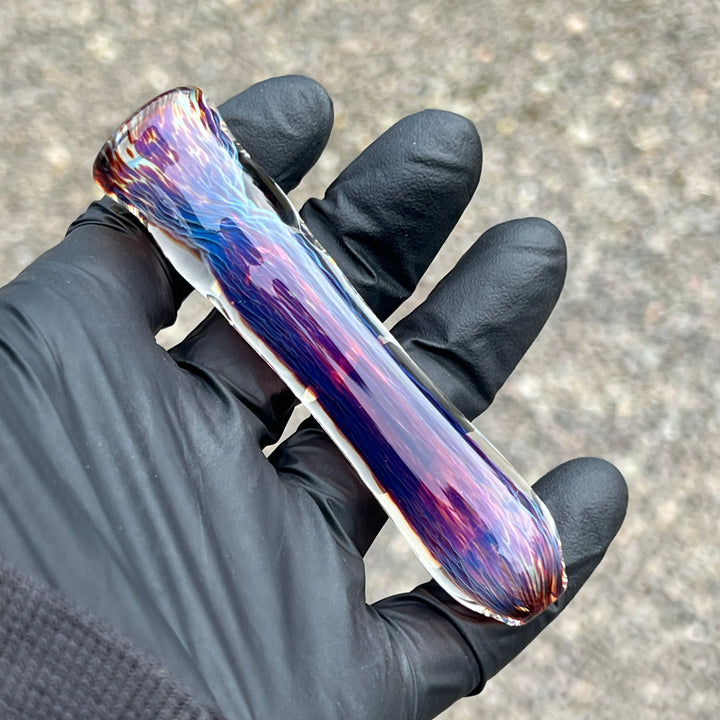 Thick Purple Chillum & Case Combo Glass Pipe Chuck Glass