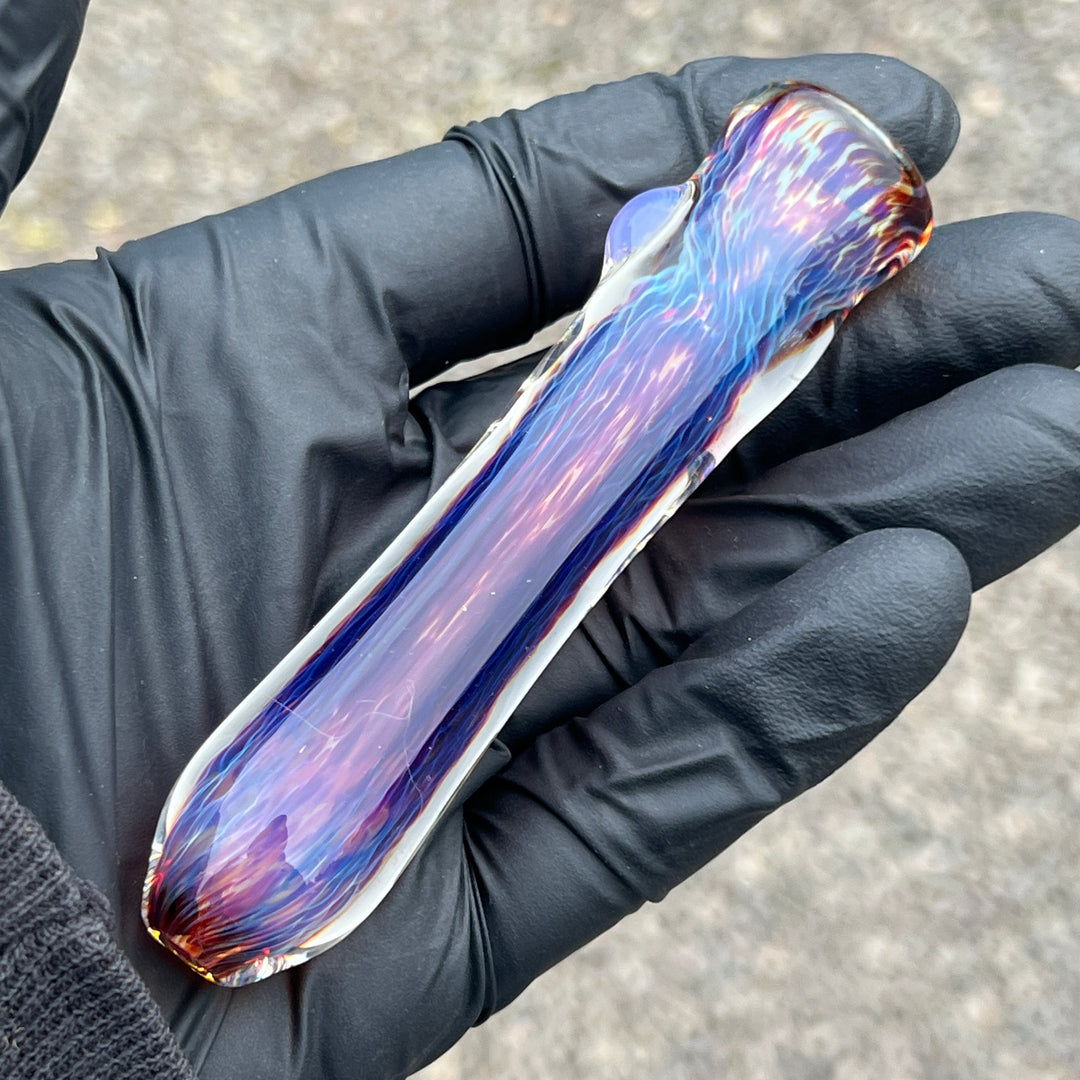 Thick Purple Chillum & Case Combo Glass Pipe Chuck Glass