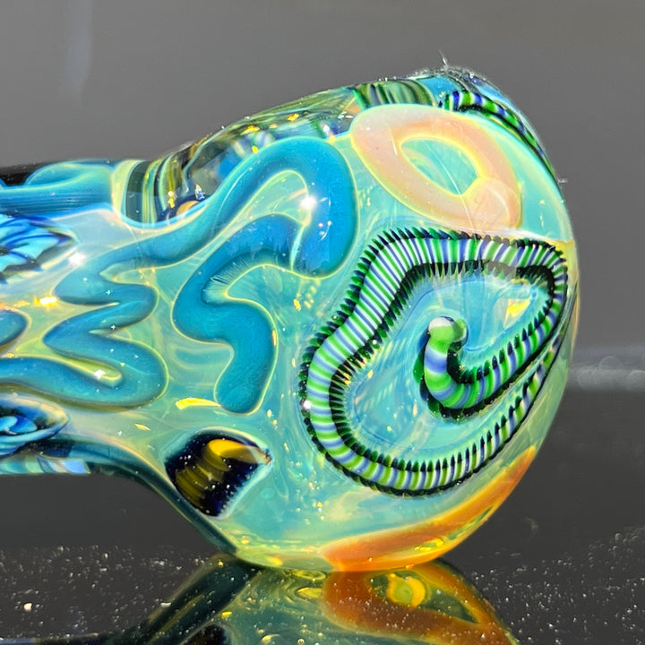 Super Chunky Inside Out Spoon Glass Pipe Tiny Mike   