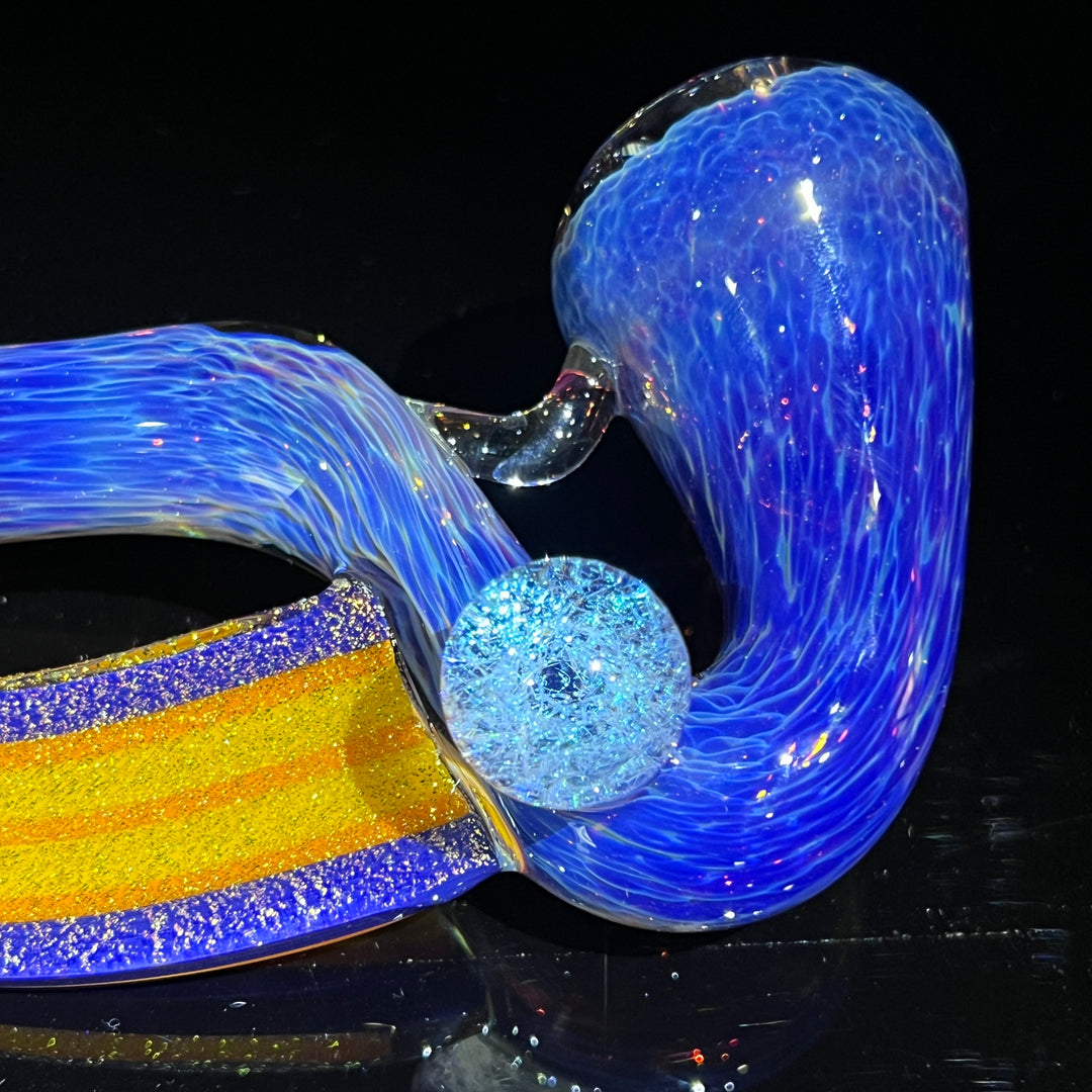 Purple Nebula Swoop Pipe Glass Pipe Tako Glass   