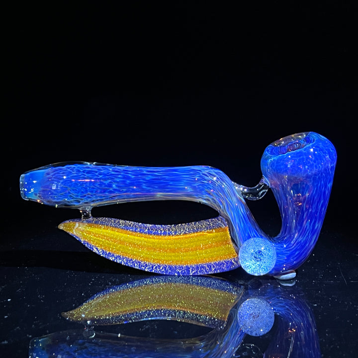 Purple Nebula Swoop Pipe Glass Pipe Tako Glass   