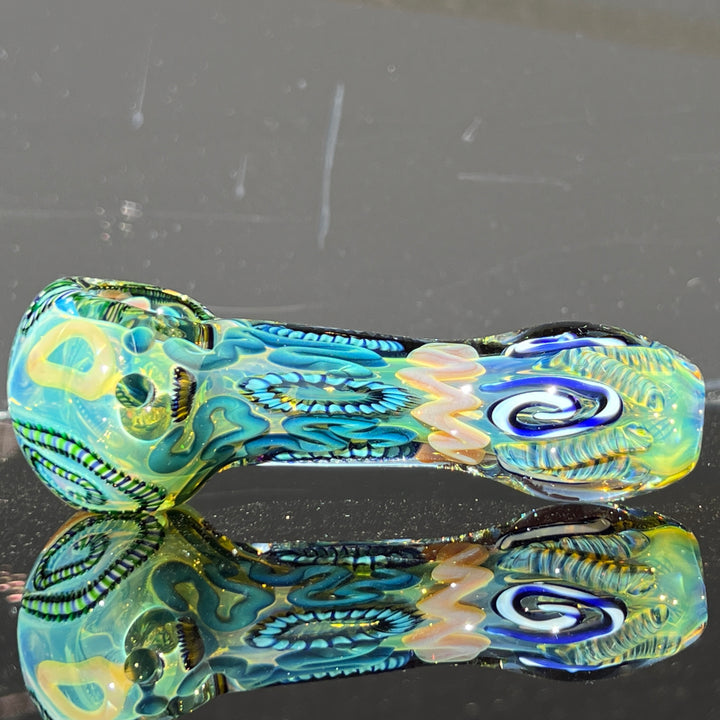 Super Chunky Inside Out Spoon Glass Pipe Tiny Mike   