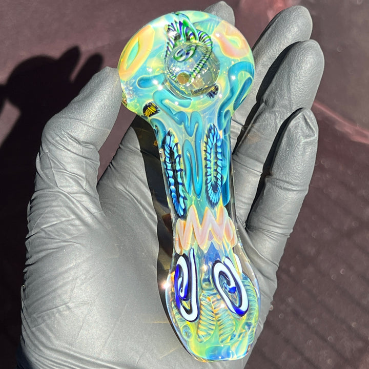 Super Chunky Inside Out Spoon Glass Pipe Tiny Mike   