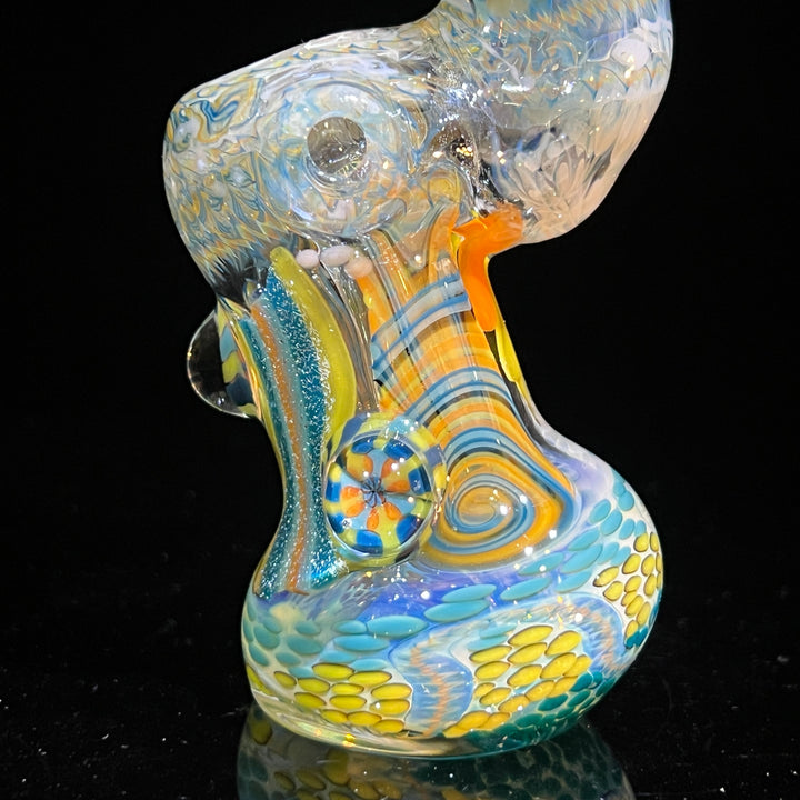 Glass Berry Cupcake Sherlock Bubbler Glass Pipe Glass Berry Cupcake