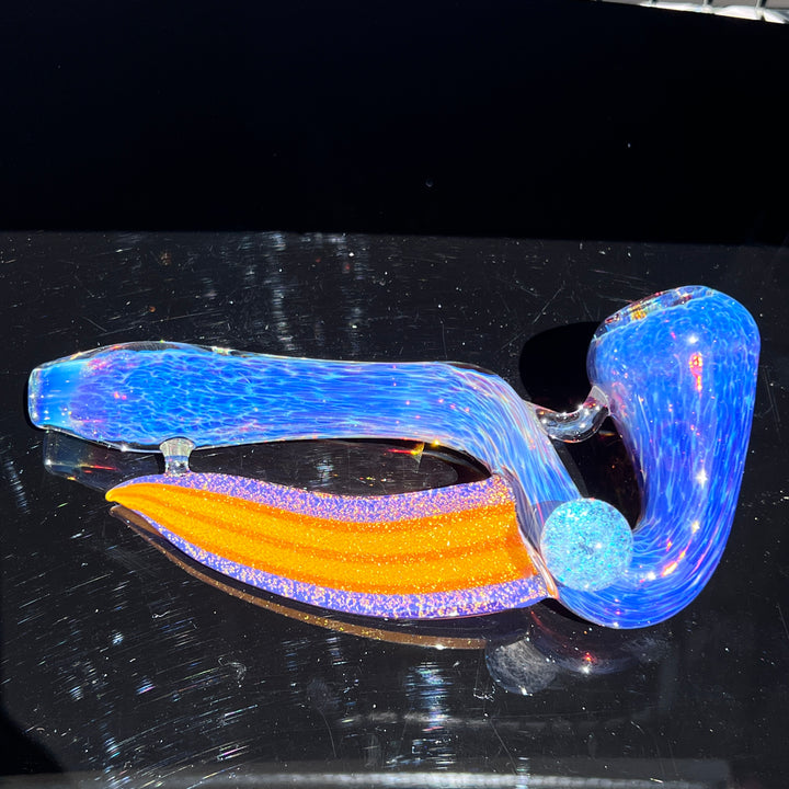 Purple Nebula Swoop Pipe Glass Pipe Tako Glass   