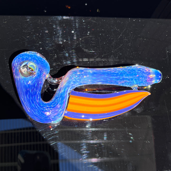 Purple Nebula Swoop Pipe Glass Pipe Tako Glass   