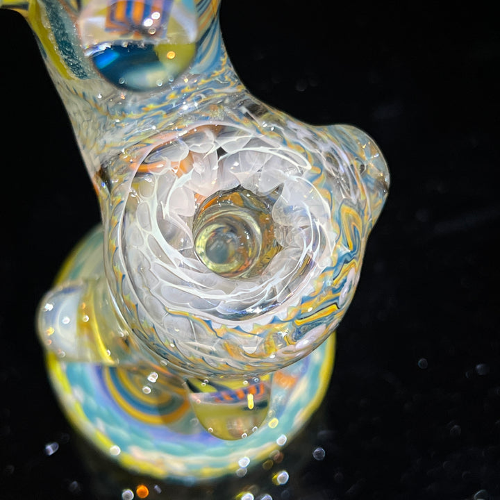 Glass Berry Cupcake Sherlock Bubbler Glass Pipe Glass Berry Cupcake