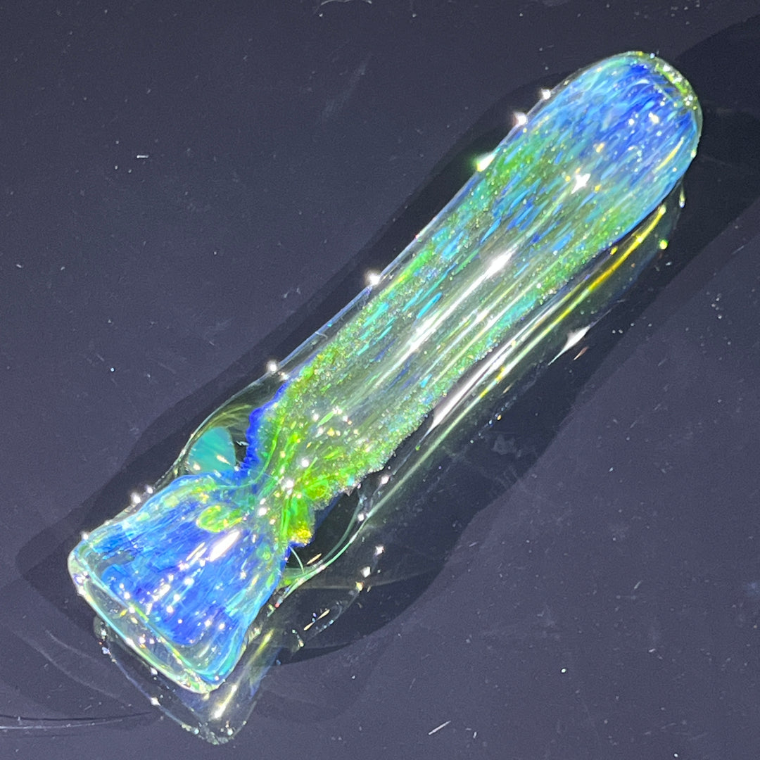 Mystery Aventurine Chillum & Case Combo Glass Pipe Chuck Glass