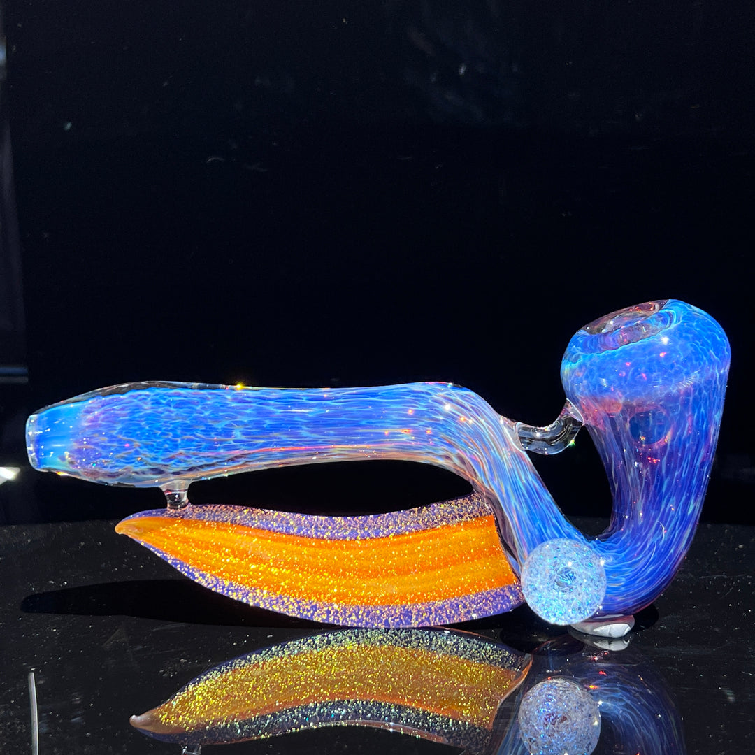 Purple Nebula Swoop Pipe Glass Pipe Tako Glass   