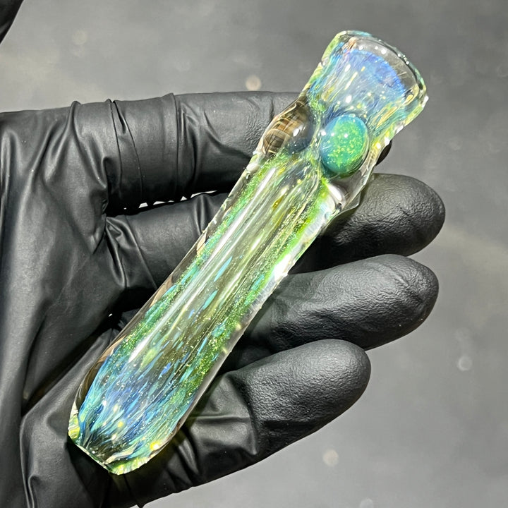 Mystery Aventurine Chillum & Case Combo Glass Pipe Chuck Glass