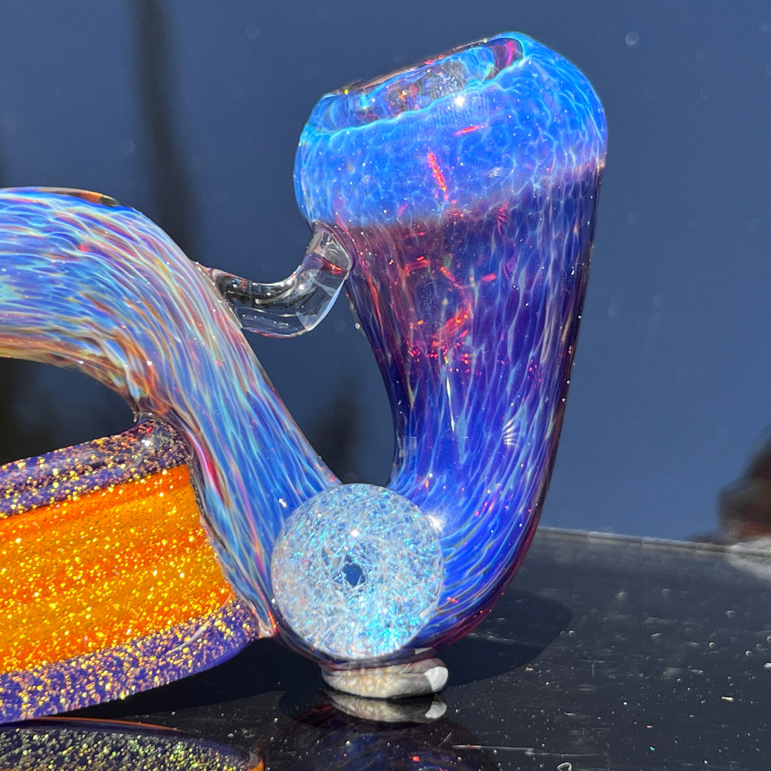 Purple Nebula Swoop Pipe Glass Pipe Tako Glass   