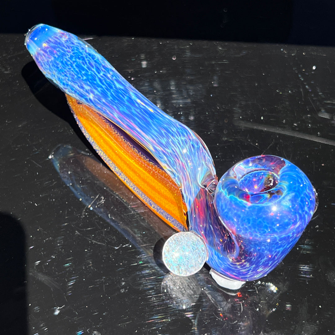 Purple Nebula Swoop Pipe Glass Pipe Tako Glass   