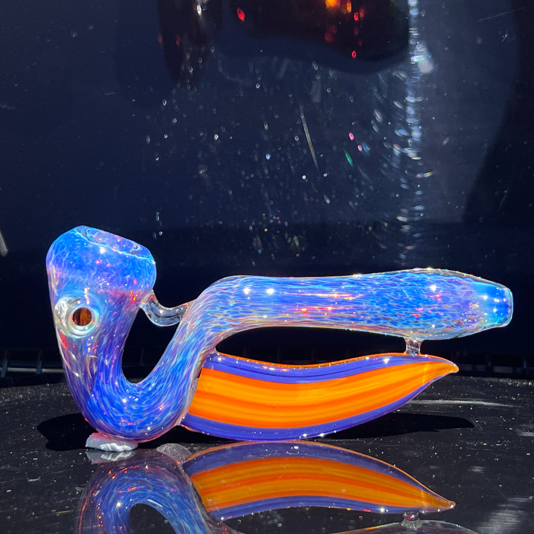 Purple Nebula Swoop Pipe Glass Pipe Tako Glass   