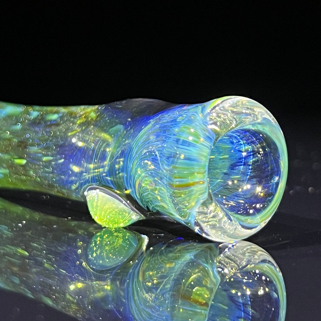 Mystery Aventurine Chillum & Case Combo Glass Pipe Chuck Glass