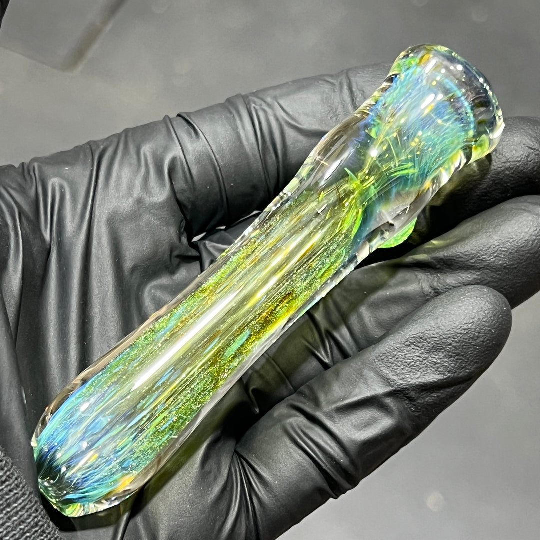 Mystery Aventurine Chillum & Case Combo Glass Pipe Chuck Glass