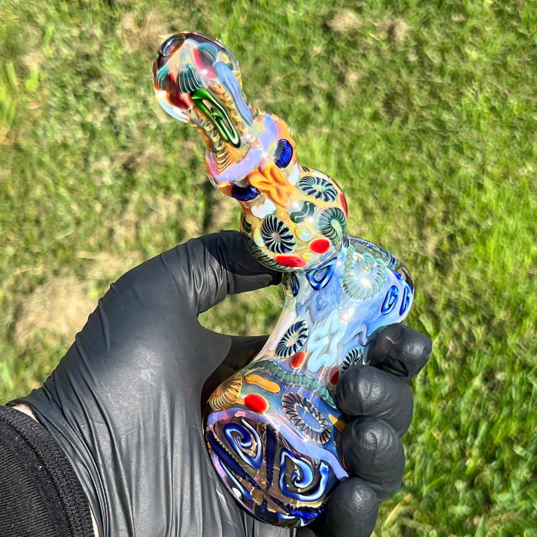 Hammer Bubbler 3 Glass Pipe Tiny Mike   