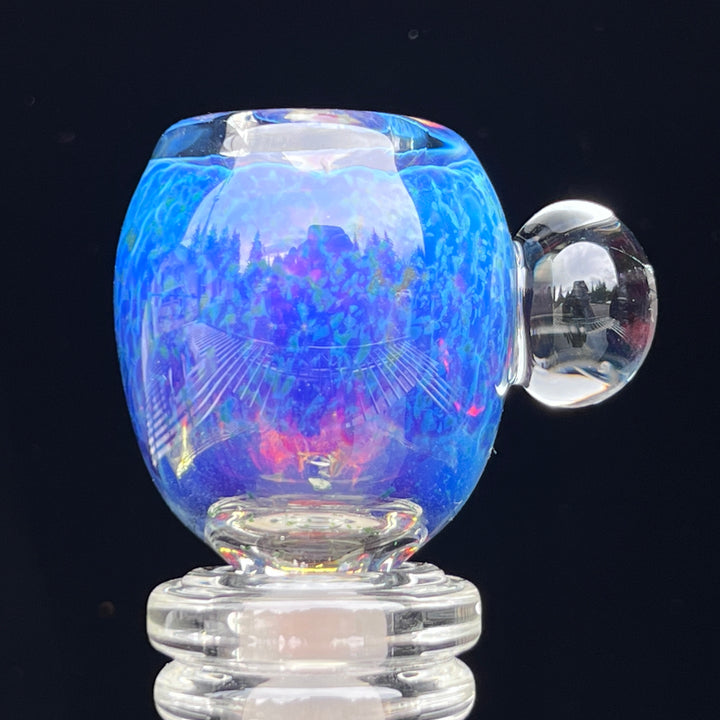 14mm Purple Nebula Pull Slide Accessory Tako Glass   