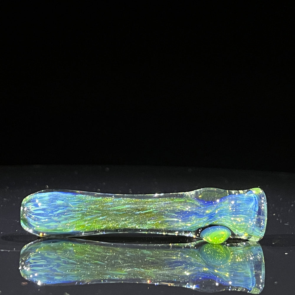 Mystery Aventurine Chillum & Case Combo Glass Pipe Chuck Glass