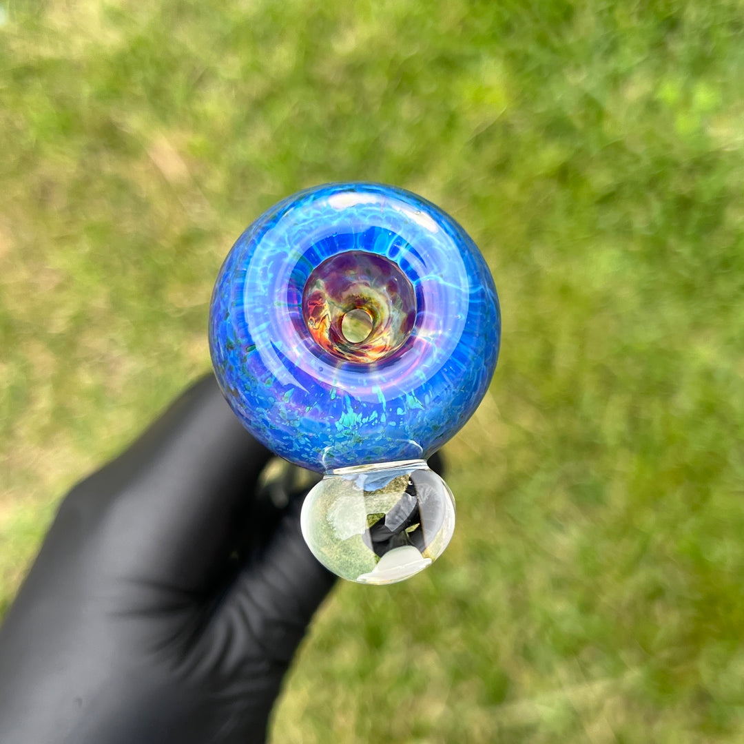 14mm Purple Nebula Pull Slide Accessory Tako Glass   