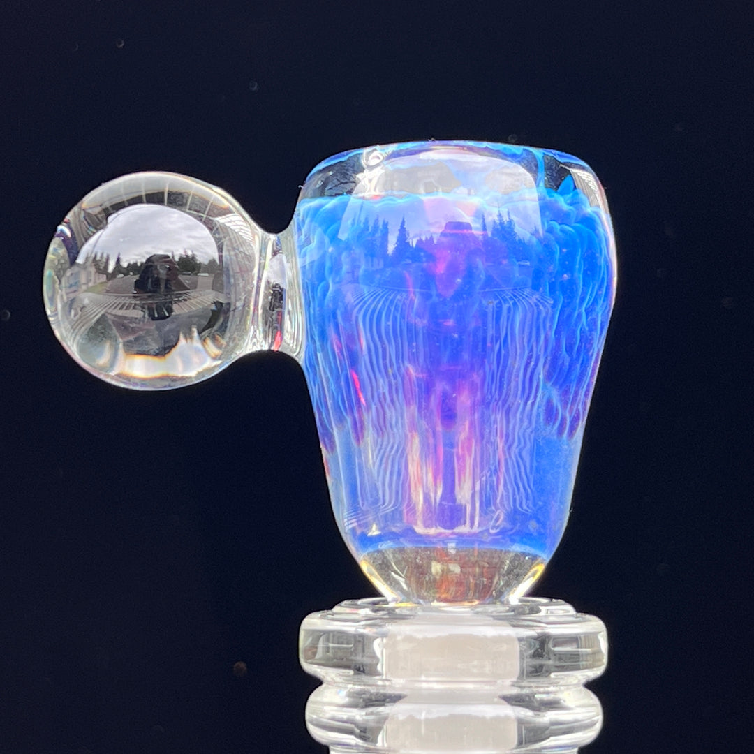 14mm Purple Nebula Pull Slide Accessory Tako Glass   