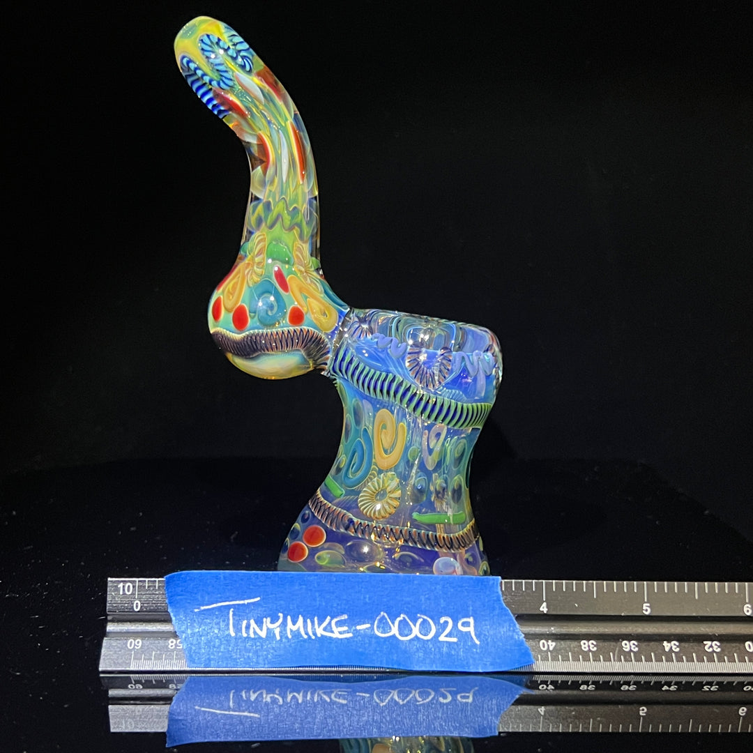 Sherlock Bubbler Glass Pipe Tiny Mike   