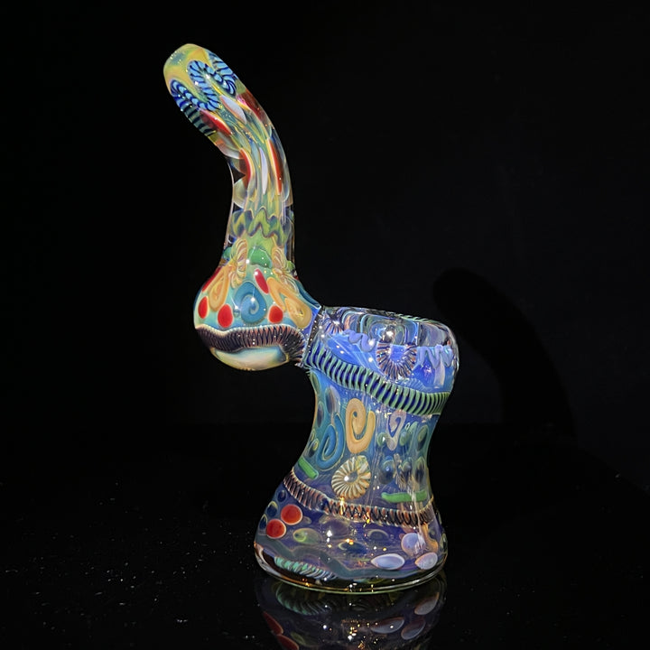 Sherlock Bubbler Glass Pipe Tiny Mike   