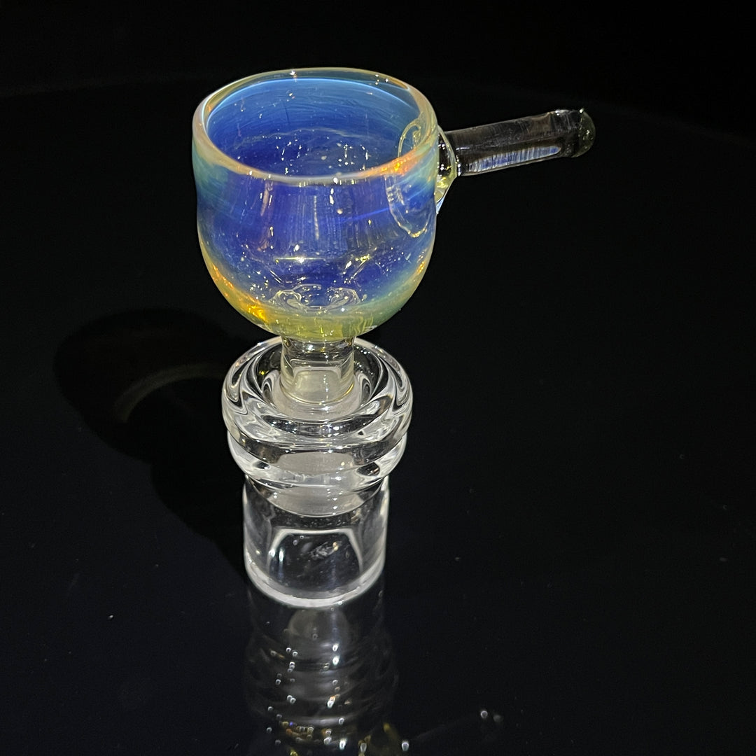 14mm Fumed Party Pull Slide Glass Pipe Mary Jane's Glass