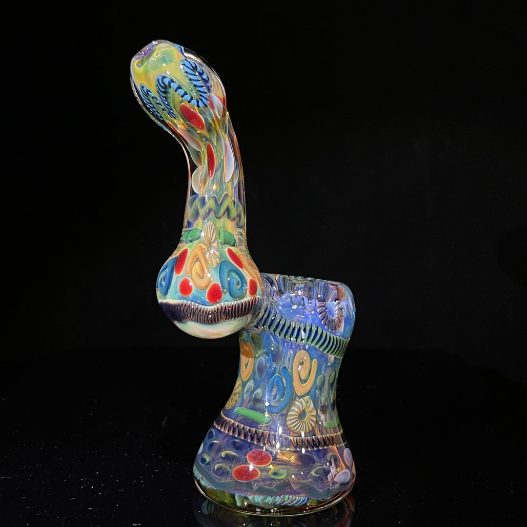 Sherlock Bubbler Glass Pipe Tiny Mike   