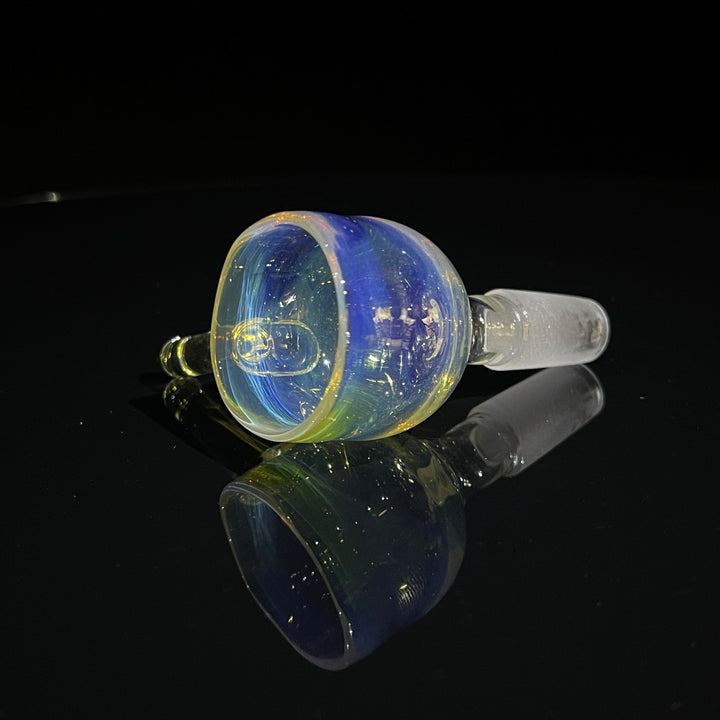 14mm Fumed Party Pull Slide Glass Pipe Mary Jane's Glass