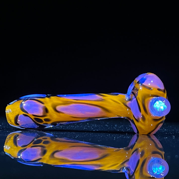 Leopard Opal Pipe Glass Pipe Beezy Glass