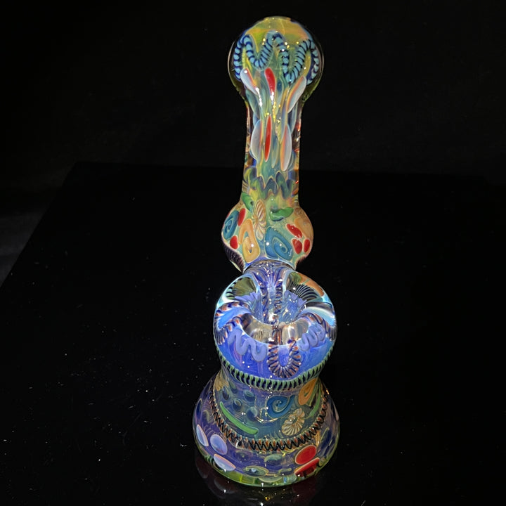 Sherlock Bubbler Glass Pipe Tiny Mike   