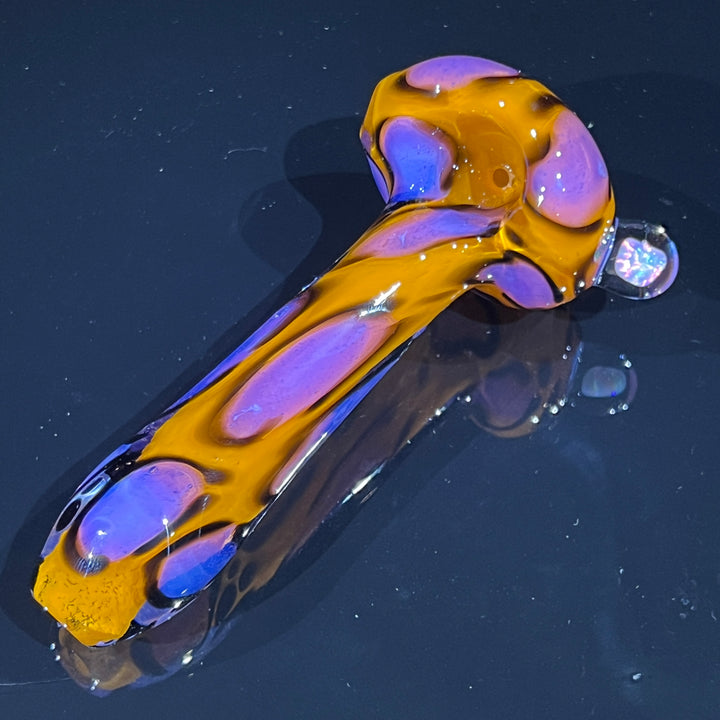 Leopard Opal Pipe Glass Pipe Beezy Glass