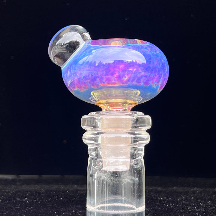 14mm Purple Nebula Pull Slide Accessory Tako Glass   