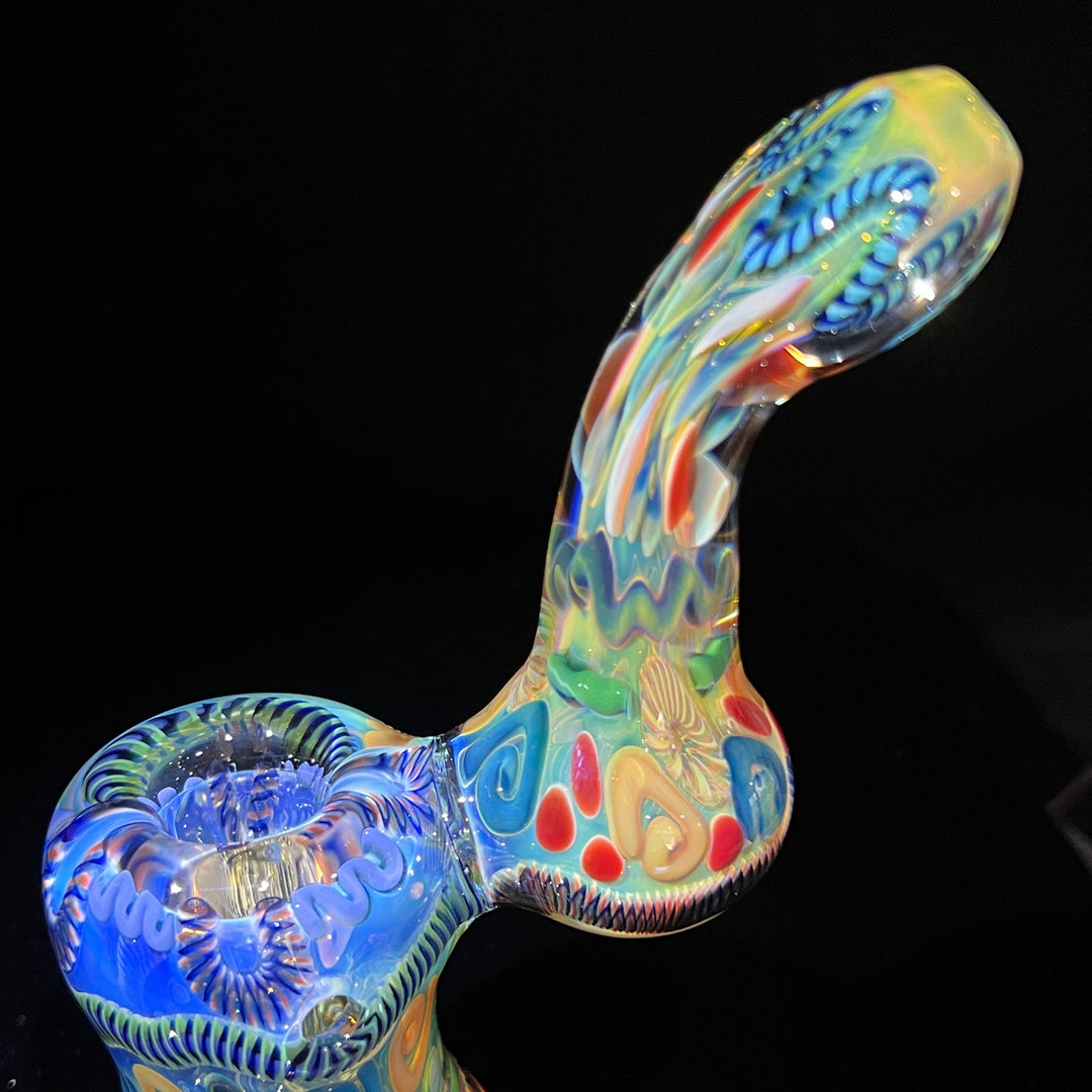 Sherlock Bubbler Glass Pipe Tiny Mike   