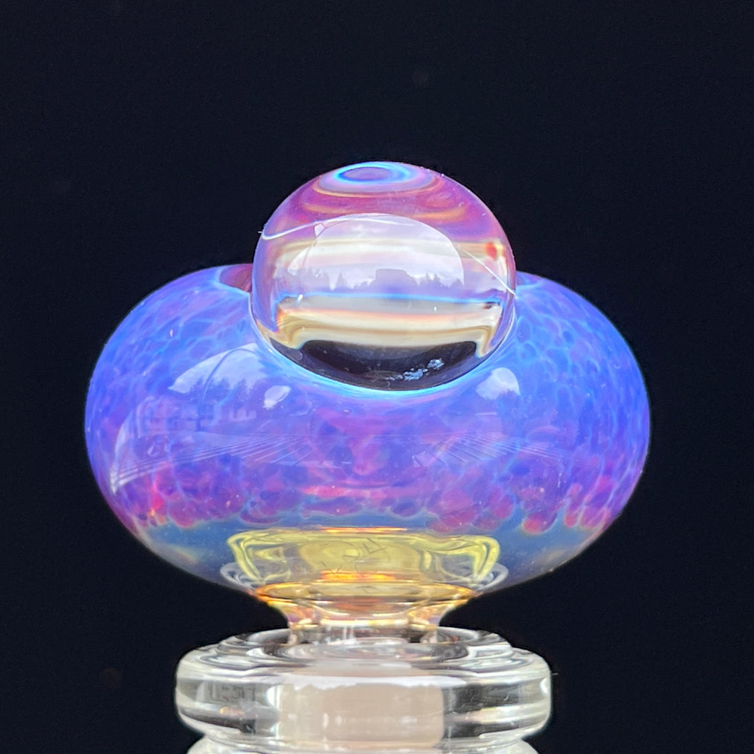 14mm Purple Nebula Pull Slide Accessory Tako Glass   