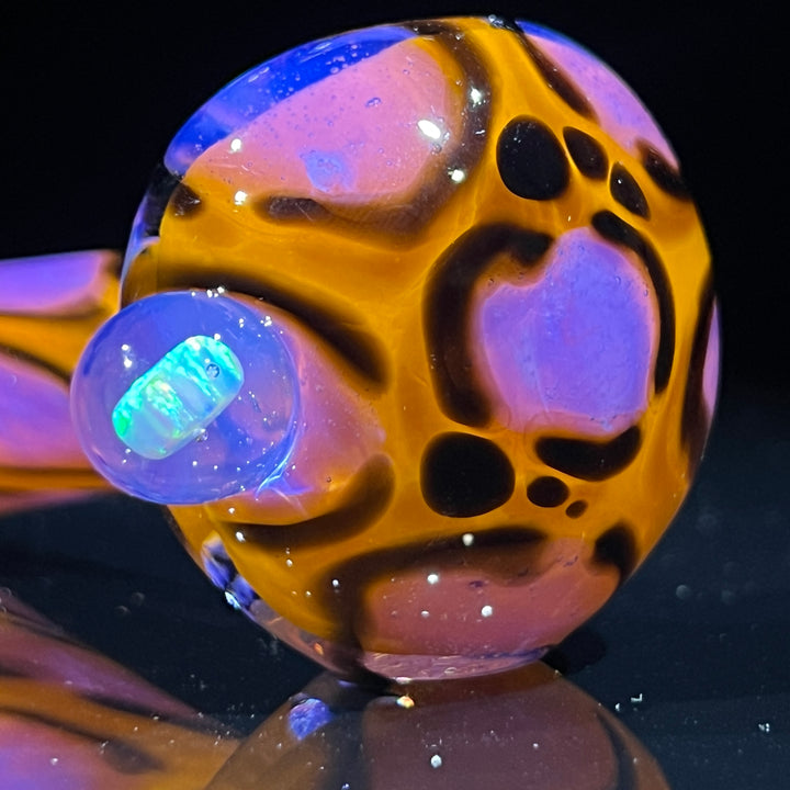 Leopard Opal Pipe Glass Pipe Beezy Glass