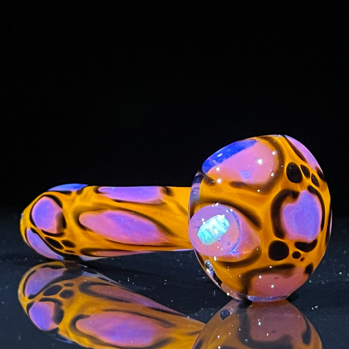 Leopard Opal Pipe Glass Pipe Beezy Glass