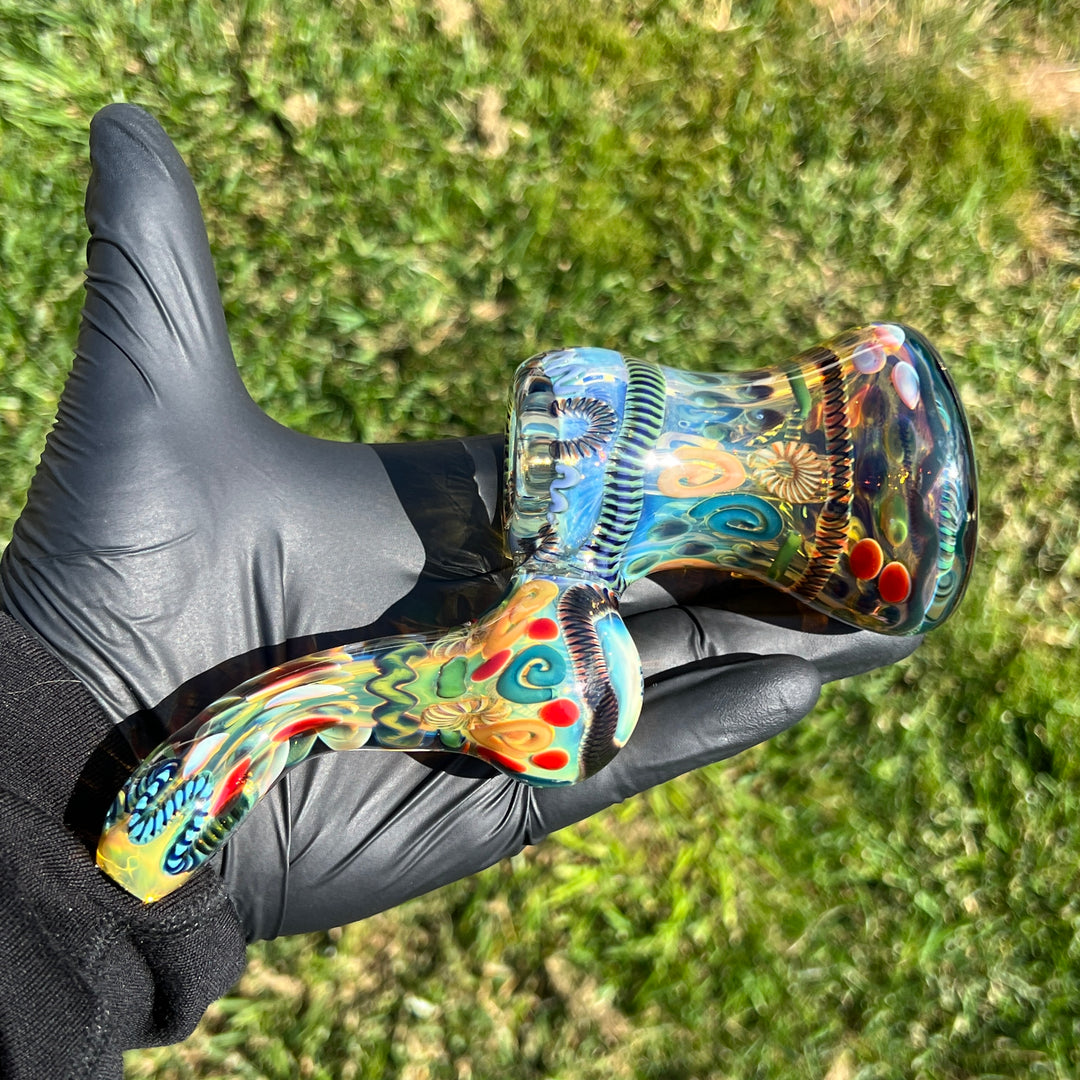 Sherlock Bubbler Glass Pipe Tiny Mike   